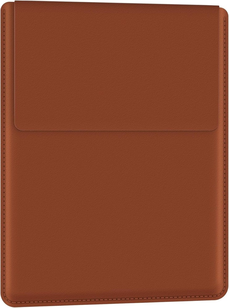 15-16" Laptop Sleeve, PU Leather Laptop Case Compatible with MacBook Pro 16 2019