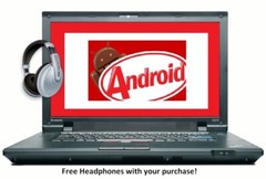 Lenovo Thinkpad SL510 15.6″ 2.10 GHz DVD 4GB *128GB Android w/Google Play Store!