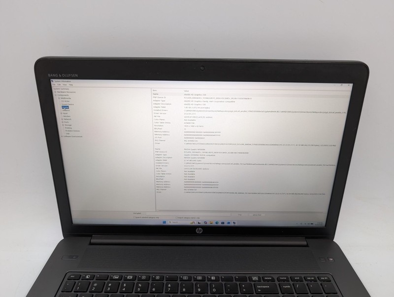 HP ZBook 17 G3 17.3" Intel Core i7-6700HQ 2.60 GHz 16GB RAM 512GB SSD Win 11 Pro gallery