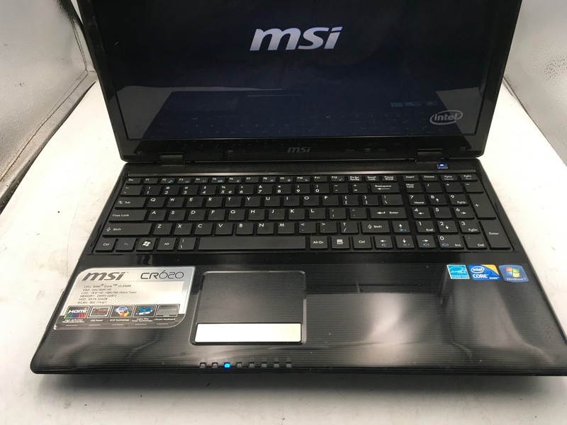 MSI CR620 LAPTOP - FOR PARTS/FREEZES - INTEL I3 330M - 4GB RAM - NO OS -READ- BB gallery