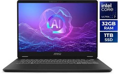 MSI Prestige 14 AI+ Evo 14.0 in Copilot+ Core Ultra 7 258V 32GB RAM 1TB NVMe