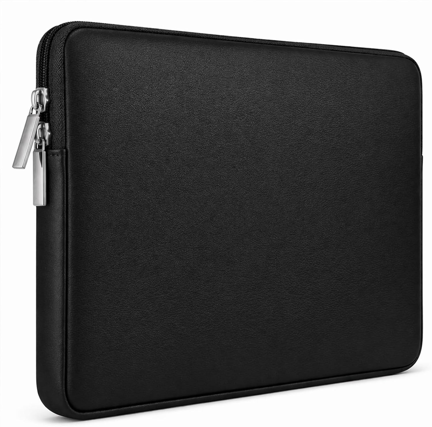 16 Inch Laptop Sleeve Soft PU Leather Case Protective Water Resistant Zipper Pad gallery