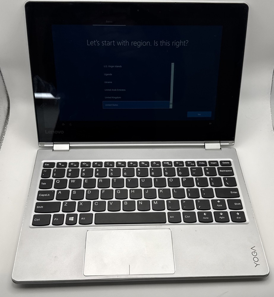 Lenovo Yoga 710-11ISK Touch Screen Laptop Windows PC 80TX Signature Reset