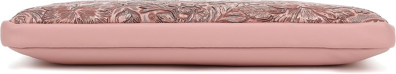 Embossing Floral Pattern PU Leather Laptop Sleeve Case for MacBook Pro 16 inch gallery