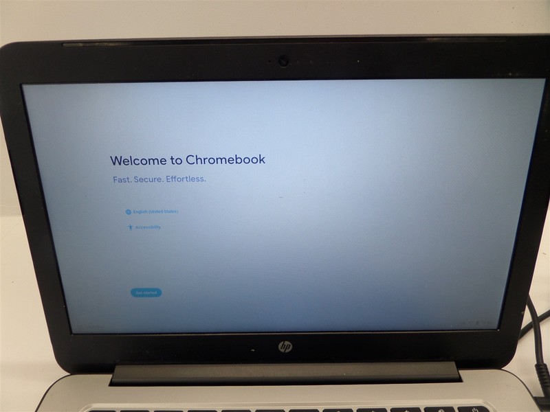 HP 14" Chromebook 14 G4 32GB eMMC 4GB RAM N2840 2.16Ghz CPU - Cracked Plastic gallery