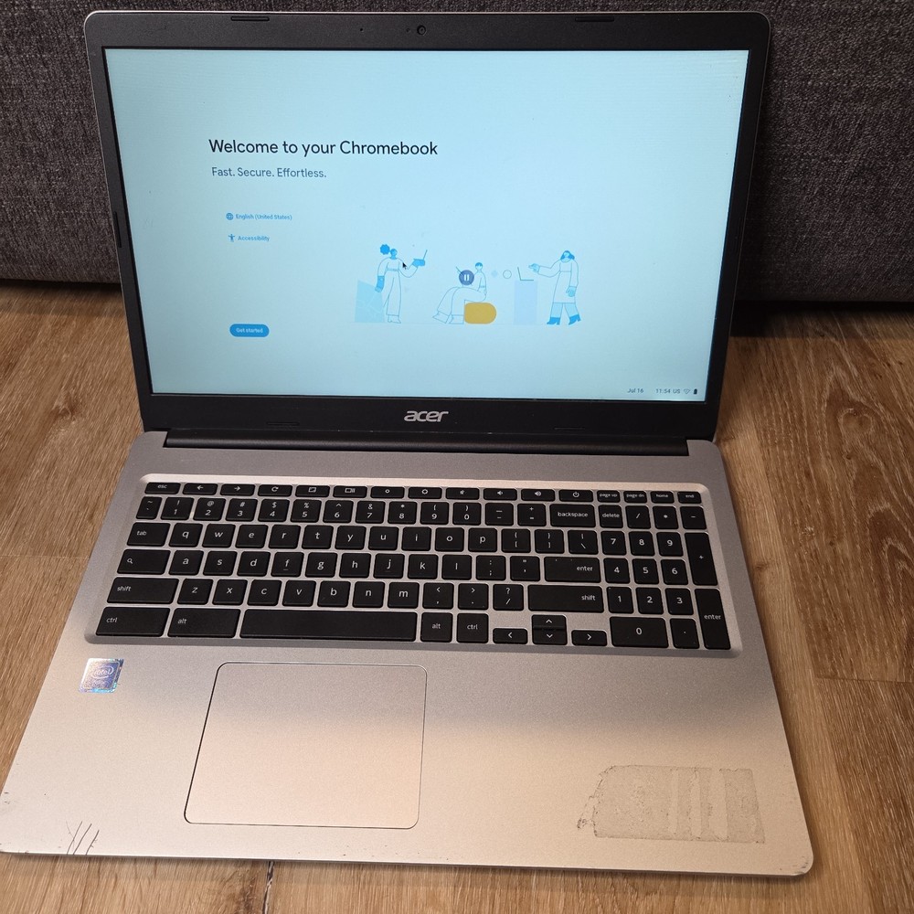 Acer Chromebook 315 CB315-3H N19Q3 Gray 15.6" Laptop Chrome OS Case Included