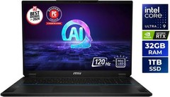 MSI Stealth 18 in GeForce RTX 4080 GPU Core Ultra 9 185H 32GB RAM 1TB NVMe SSD
