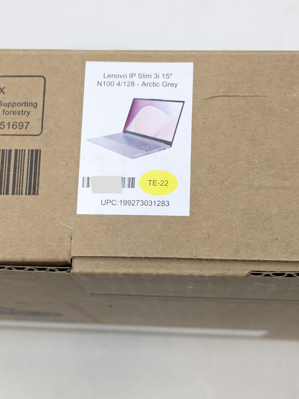 Lenovo IdeaPad Slim 3 15IAN8 15.6" Intel N100 4GB DDR5 128GB UFS Windows 11 HS gallery