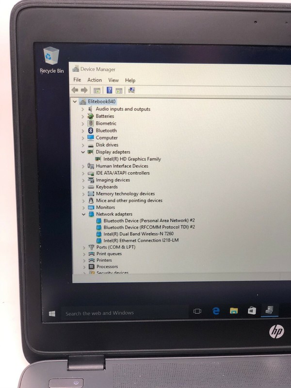 HP Elitebook 840 G2 14" i5-4310u 2GHz 16GB 500GB 1600x900 Webcam Win 10 Laptop gallery