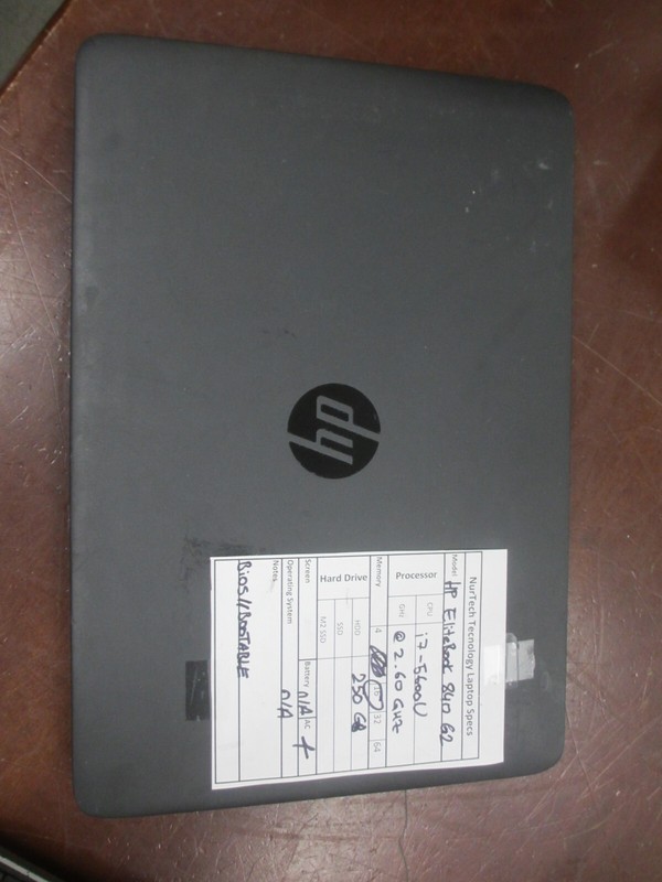 HP EliteBook 840 G2 i7-5600U 2.60GHz 16GB 250GB Laptop +AC/BIOS [No OS/BATTERY gallery