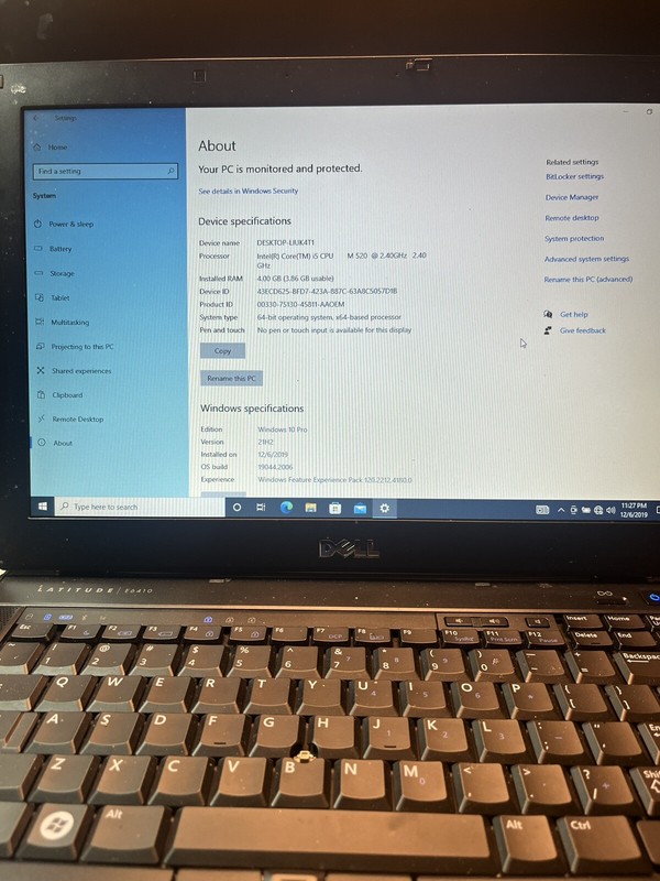 Dell Latitude E6410 Windows 10 Pro 64-bit Intel Core i5-520M 4GB RAM 160GB HDD gallery