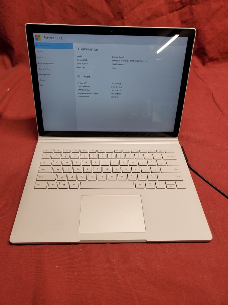 Microsoft Surface Book 2 13.5" i5 8350U 1.70GHz/ 8GB / 256GB SSD #2933