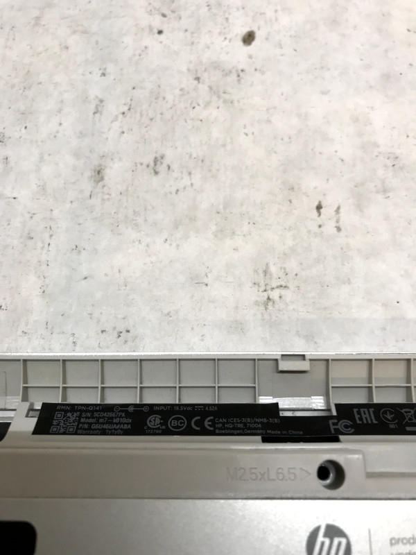 HP Envy m7-k010dx 15.6" Laptop i7-4710HQ 2.5GHz NO RAM/HDD For Parts/Repair --DW gallery