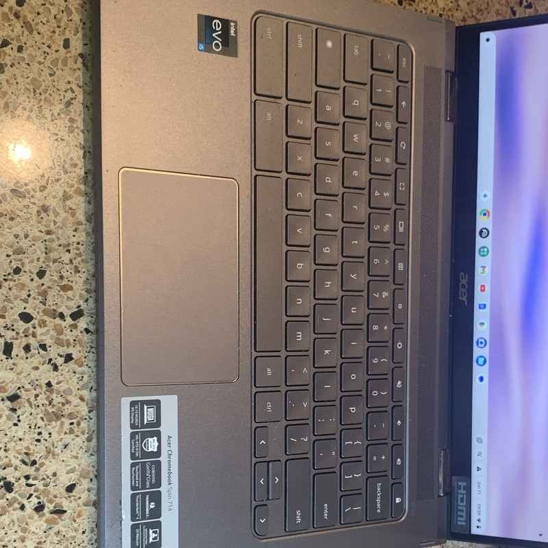 Acer Chromebook Spin 714 14" Touchscreen Intel Core i5 Gray HDMI Thunderbolt 4 gallery