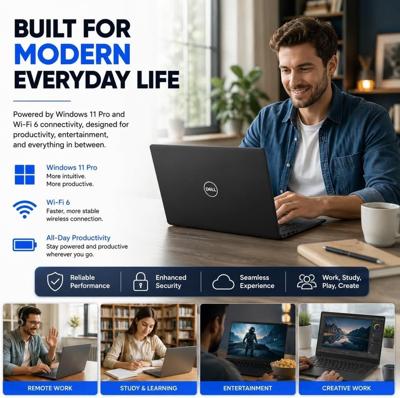 Dell 2026 DC15250 15.6" FHD Touchscreen Laptop, 16 GB DDR5 512 GB SSD, Intel i7 gallery