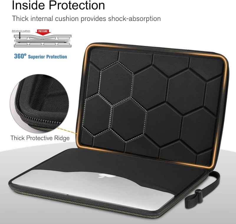 Olive Hard Case for 15.3" MacBook Air A3241 (M2 M3 M4 M5, 2023-2026) gallery
