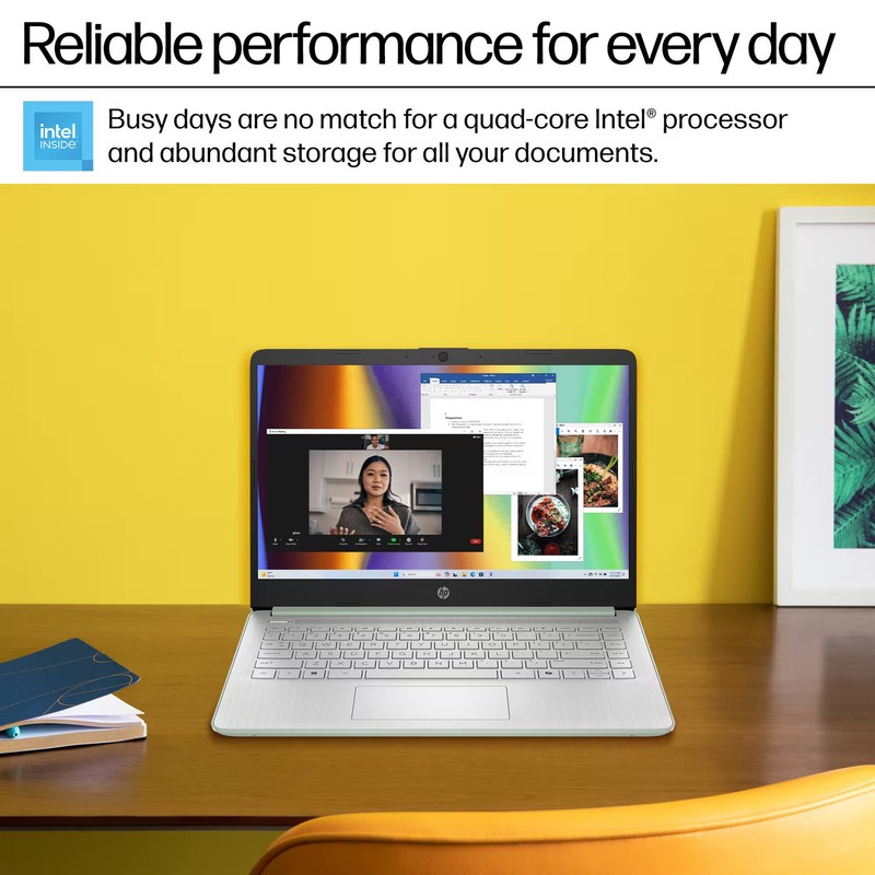 HP Laptop Computer for Home Student Study 4GB RAM 128GB UFS Intel Processor N150 gallery