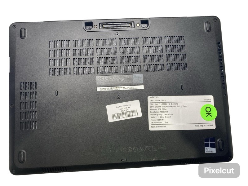Dell Latitude e5470 i7 6600U 8GB 256GB Windows 11 Pro Battery Grade C gallery