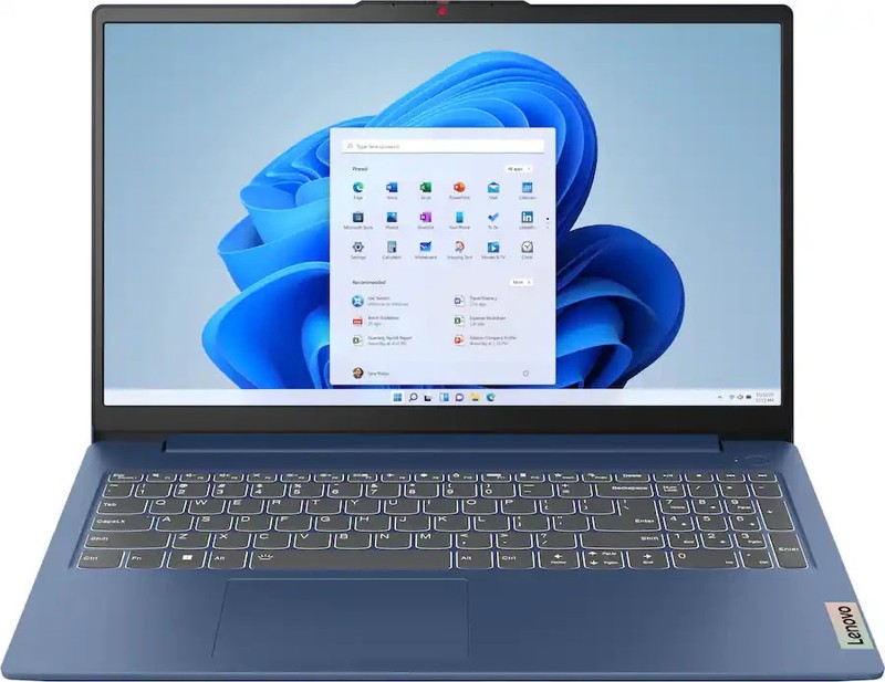 Lenovo IdeaPad Slim 3 15.6" Laptop AMD Ryzen 5 40 8GB 256GB SSD FHD Blue gallery