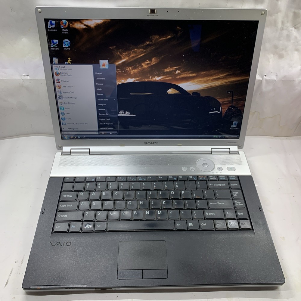 Sony Vaio VGN-FZ240E Intel Core 2 Duo T7250 2GHz 2 GB Win Vista - READ