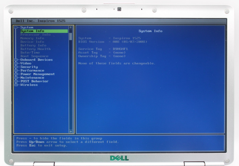 Dell Inspiron 1525 2Duo-T7250@2.0GHz 3GB DDR2 NO STORAGE OR OS *USED/TESTED* gallery