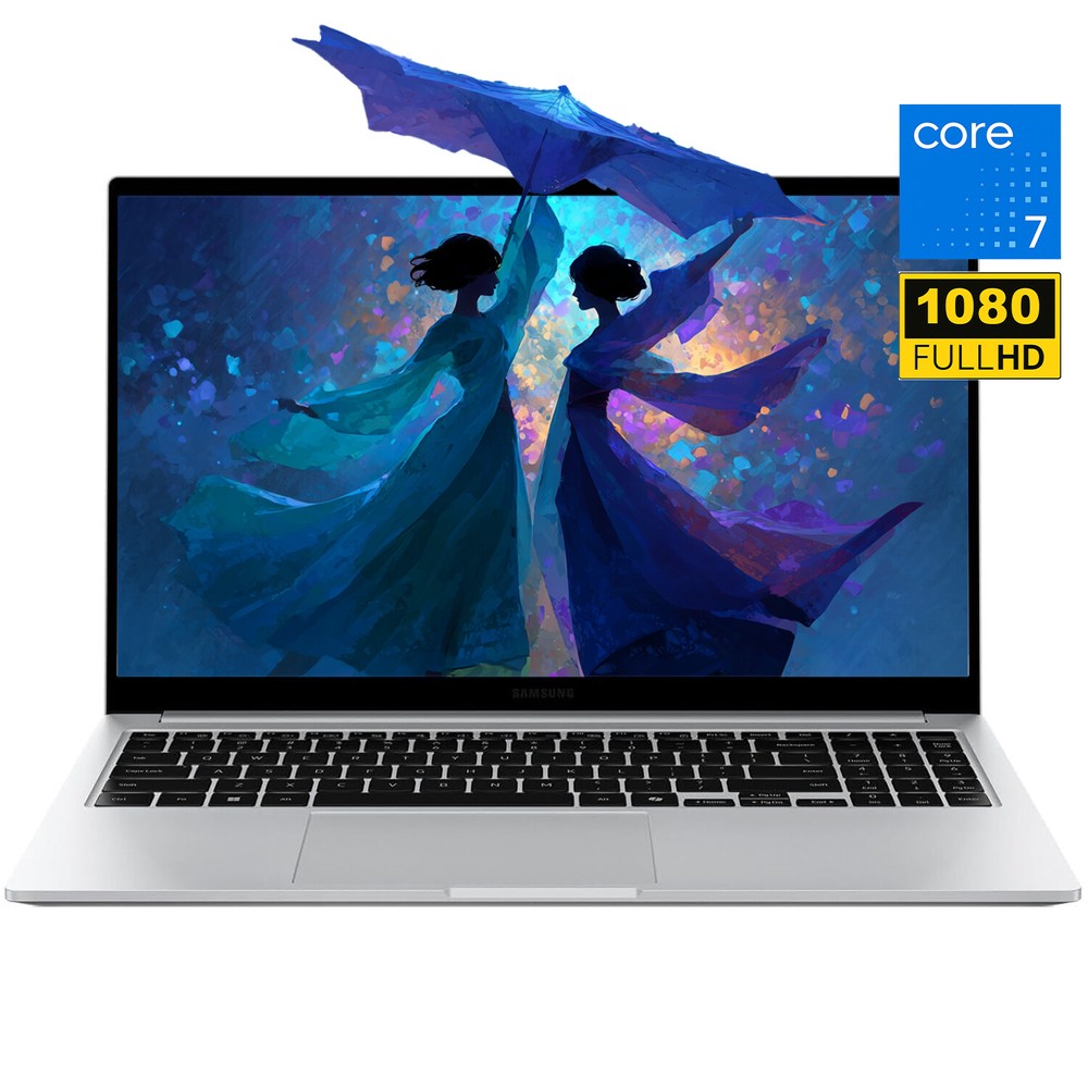 SAMSUNG Galaxy Book4 Laptop 15.6"FHD 10-core Ultra 7-150U up to 16GB-2TB| Silver