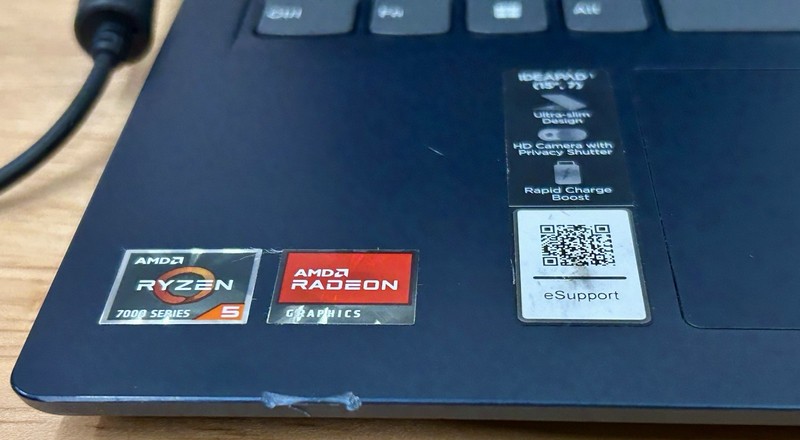Lenovo IdeaPad 1 15AMN7 15.6" AMD Ryzen 5 7520U 8GB 256GB RadeonT 610M w Charger gallery