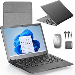 10” Laptop Windows 11 Notebook 8GB+128GB Intel Celeron Quad-Core Processors