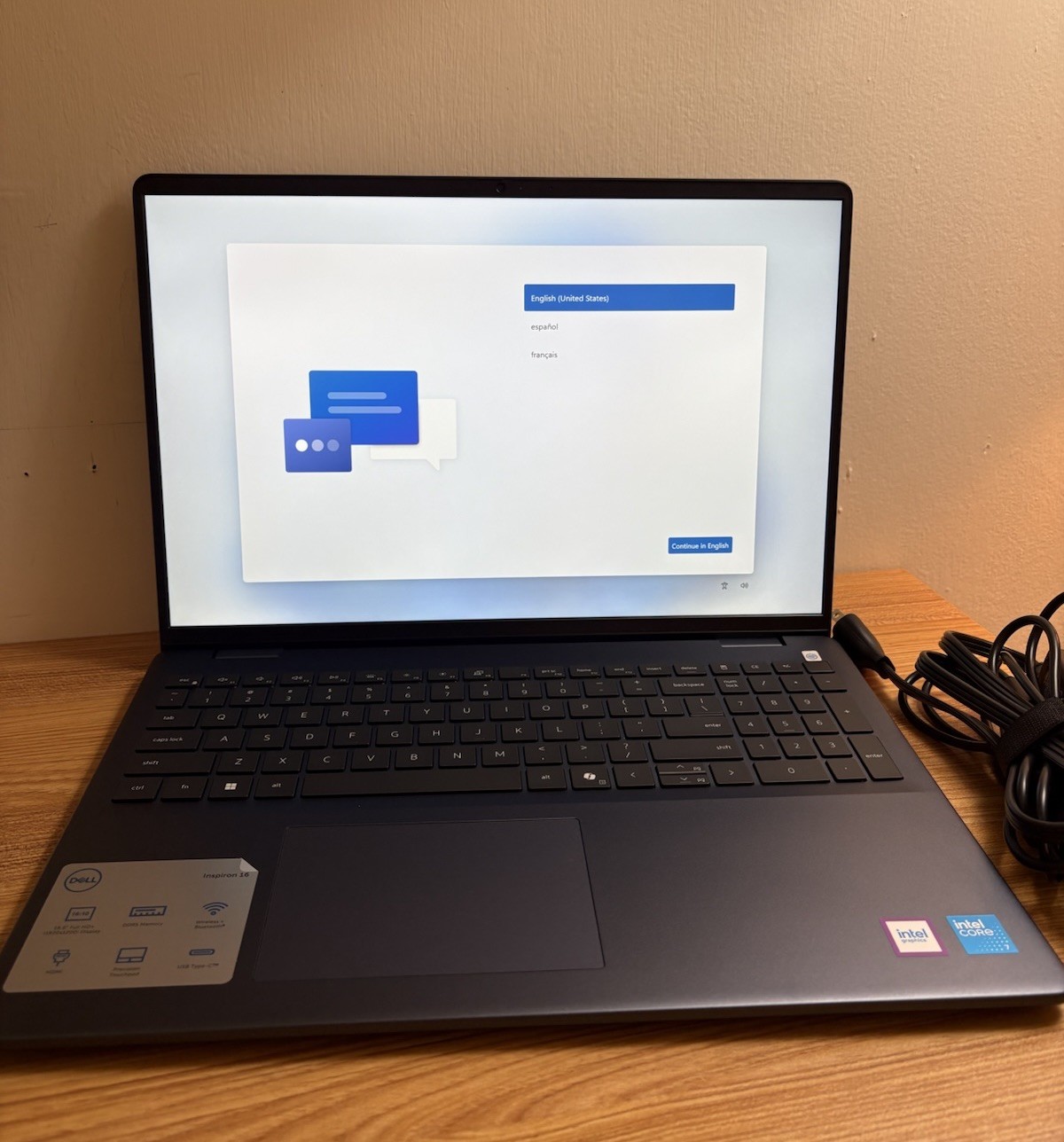 DELL Inspiron 16 5640 Midnight Blue, Open Box gallery