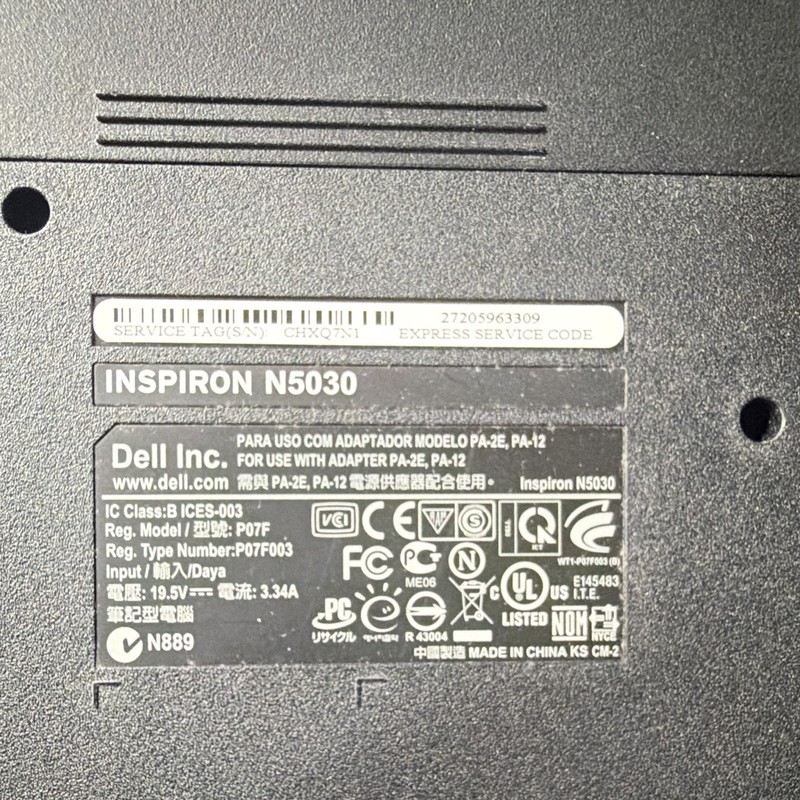 Dell Inspiron N5030 15.6in Intel Pentium 2.10GHz 4GB 500GB HDD Wi-Fi gallery