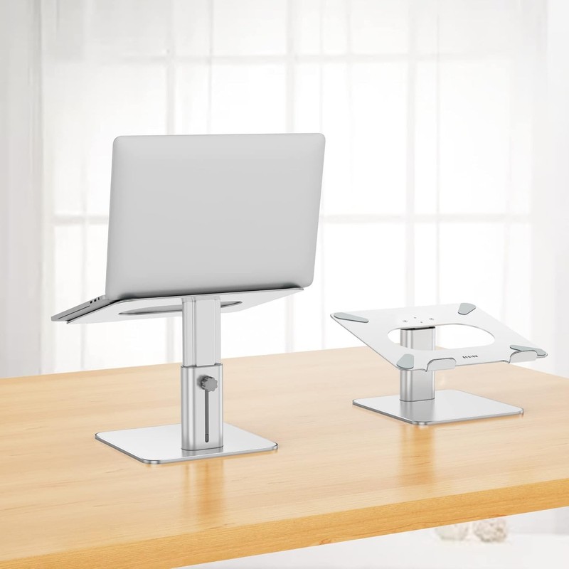 LSX6N Laptop Stand, Ergonomic Adjustable Notebook Riser for 10-15.6" Laptops, Si gallery
