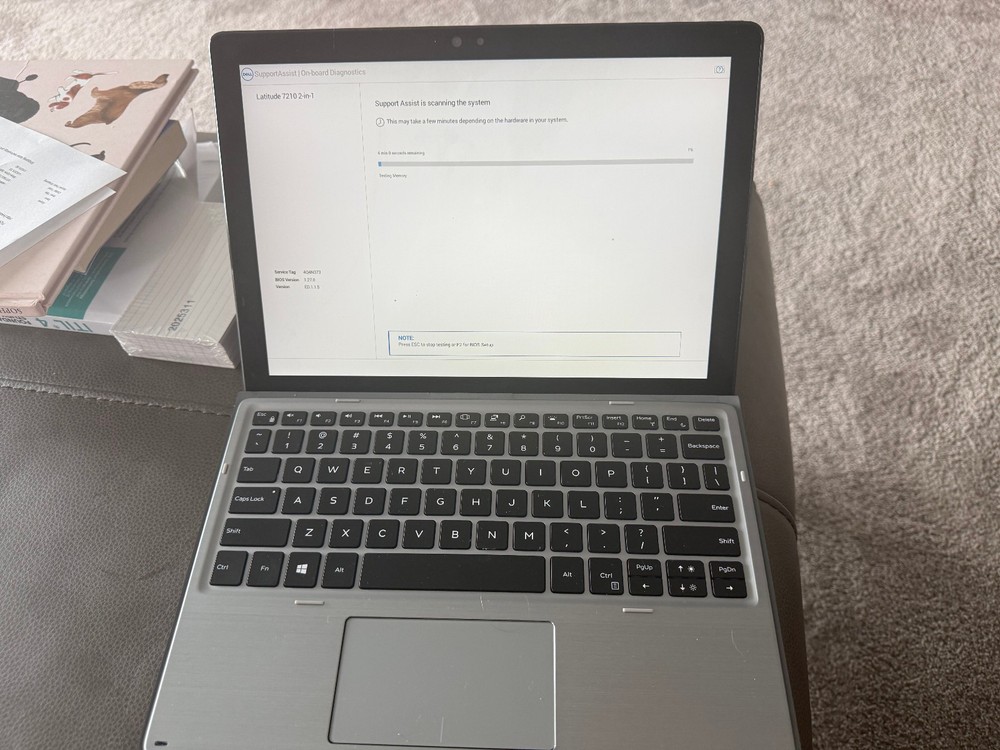 Dell Latitude 7210 2-in-1 12.3" i5-10310U 1.7GHz 16GB 512GB SSD NO OS