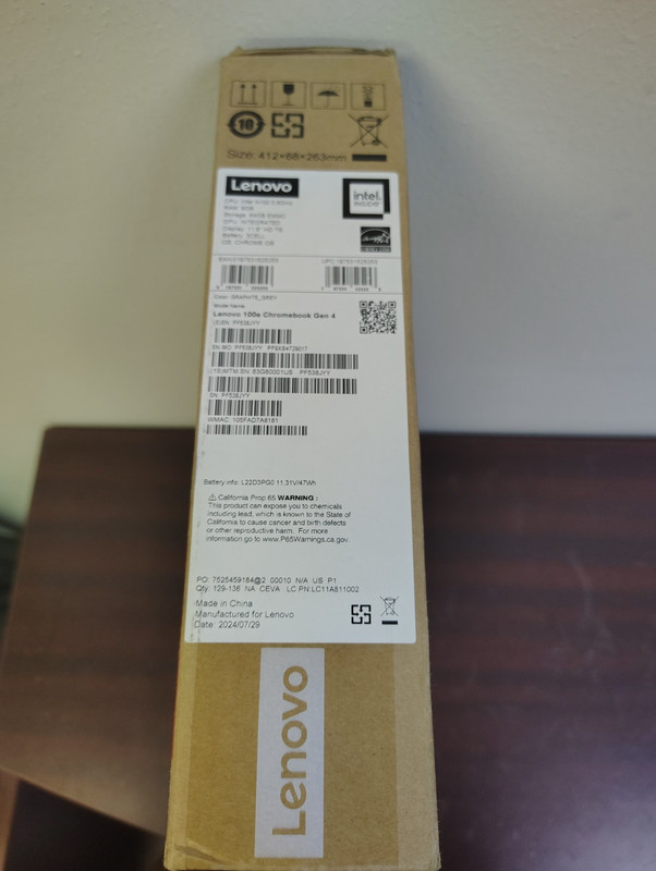 Lenovo 100e Chromebook Gen 4 (Touchscreen) — Brand New & Factory Sealed gallery