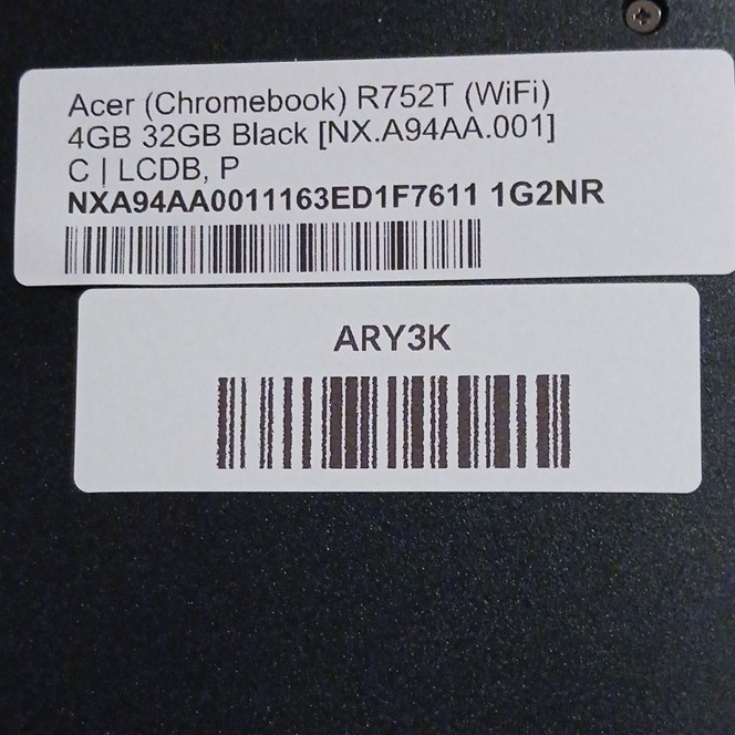 Acer Chromebook R752T 11.6" Intel Celeron 4GB 32GB Chrome OS Black WiFi B, ARY3K gallery