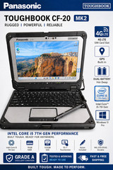 Panasonic Toughbook CF-20 MK2 1.60GHz i5-7Y57 16GB RAM 512GB 4G GPS SIM LAN 7th