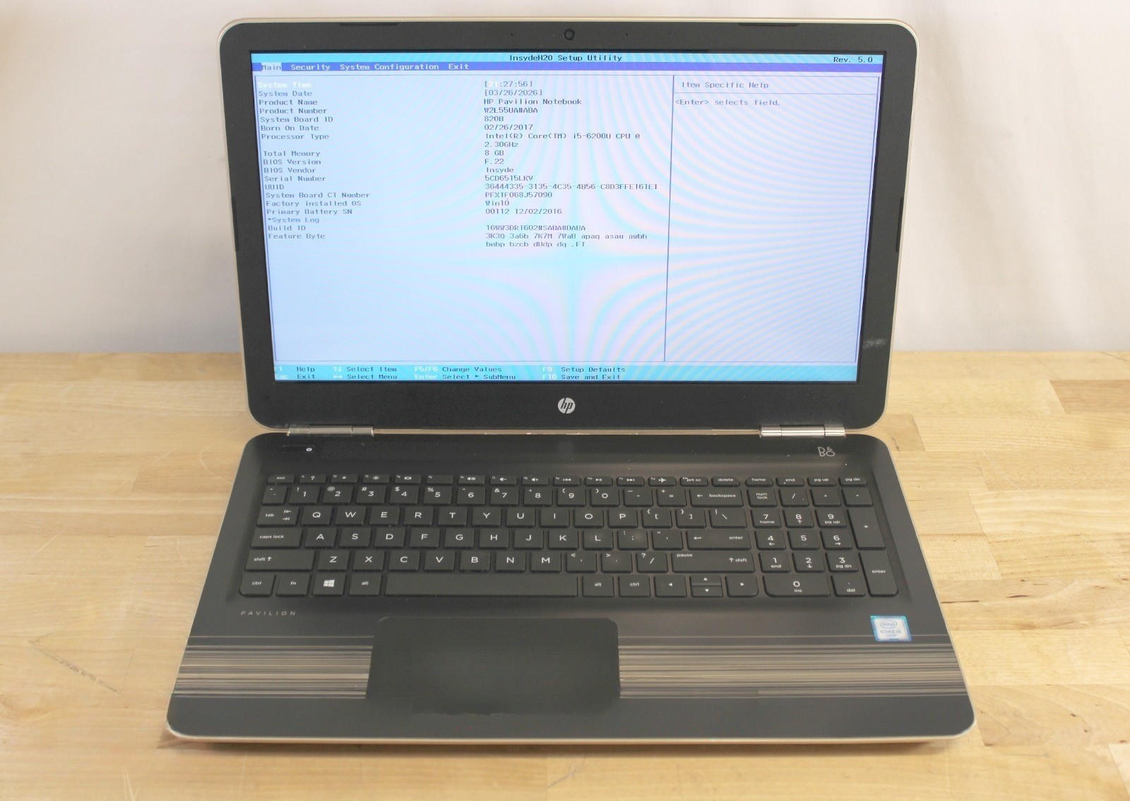 HP Pavilion Notebook i5-6200U 2.30GHz 8GB RAM No Drive gallery