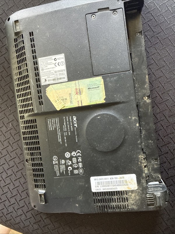 Acer Aspire One Series Model ZG5 For Parts Only gallery