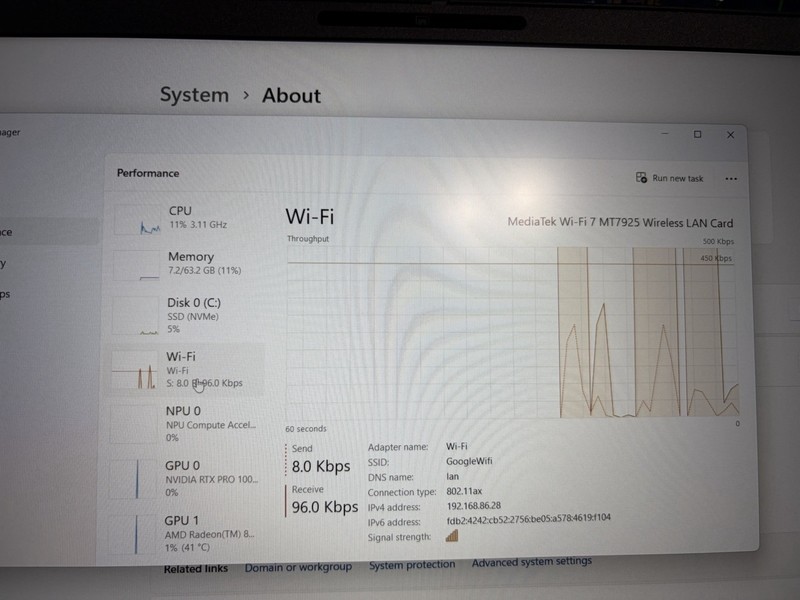 Dell Pro Max 16 MC16255 16in Ryzen AI 9 HX PRO 370 64GB 2TB RTX PRO 1000 W11 gallery