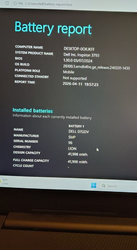 DELL 17.3" FHD Laptop DVD-RW 256GB SSD 8GB Intel i3-1005G1 New Battery Win 11 gallery