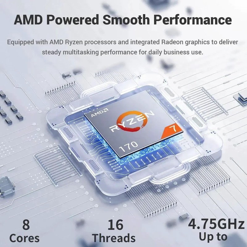 Lenovo V15 G6 15.6 FHD Laptop, AMD Ryzen 7 170, 16GB RAM, 1TB SSD, Win 11 Pro gallery
