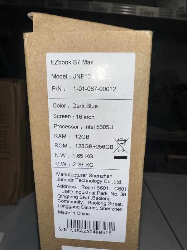 Jumper EZbook S7 Max 16 inch Laptop Rom 128GB+ 256GB gallery