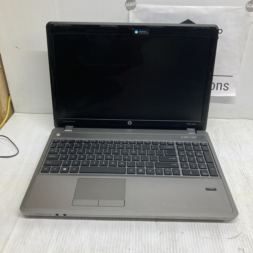 HP PROBOOK 4540S INTEL CORE I3-3110M 2.40GHZ no RAM NO HD Boot to BIOS