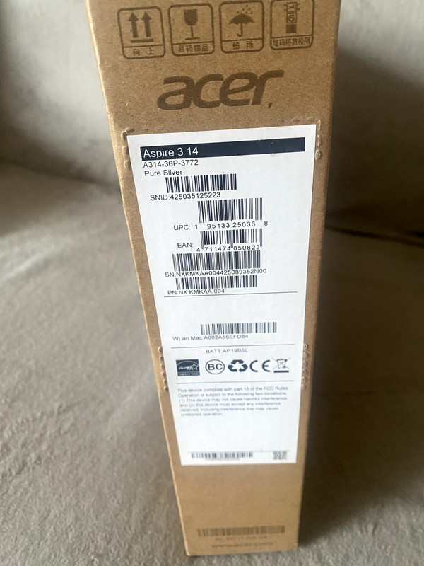 Acer Aspire 3 Intel 3 14 A314-46P-3772 laptop gallery