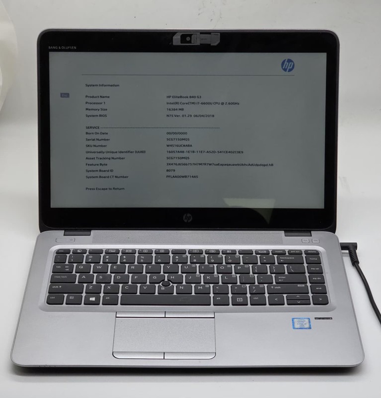 LOT OF 4 HP ELITBOOK Laptop 13'' Core i7 16GB RAM NO SSD TESTED AS IS READ gallery