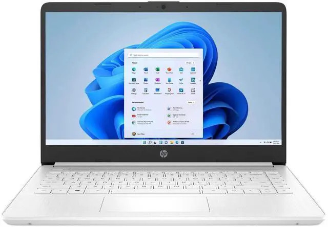 HP 14-dq3000dx 14 in Intel Celeron N4500 4GB DDR4-2933 64GB eMMC Home White