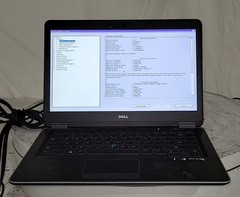 DELL Latitude E7440 P40G Laptop Intel Core i7-4600U 14in 8GB 256GB SEE NOTES
