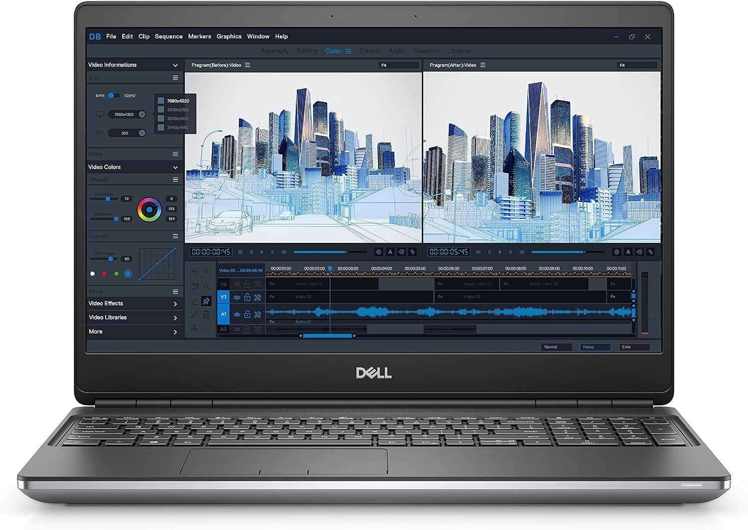 Dell Precision 7560 Intel i7-11850H 64GB RAM 500GB SSD 1TB HDD RTX A2000 Win 11 gallery