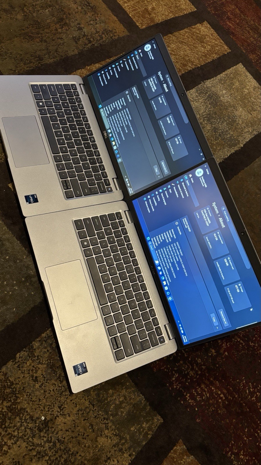 Two Dell Precision 3480 14" i5-1350P 16GB 512GB SSD Win11 Iris Xe Silver gallery