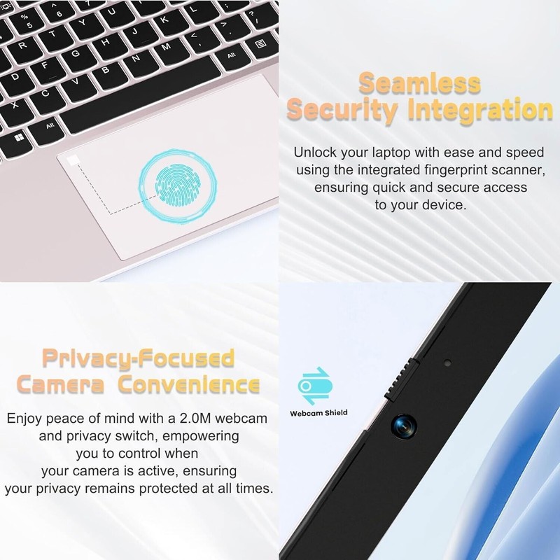 NIMO 15.6'' IPS FHD-Laptop, 8GB RAM 256GB SSD AMD Ryzen 5(Beat i5-1135G7,4 Cores gallery