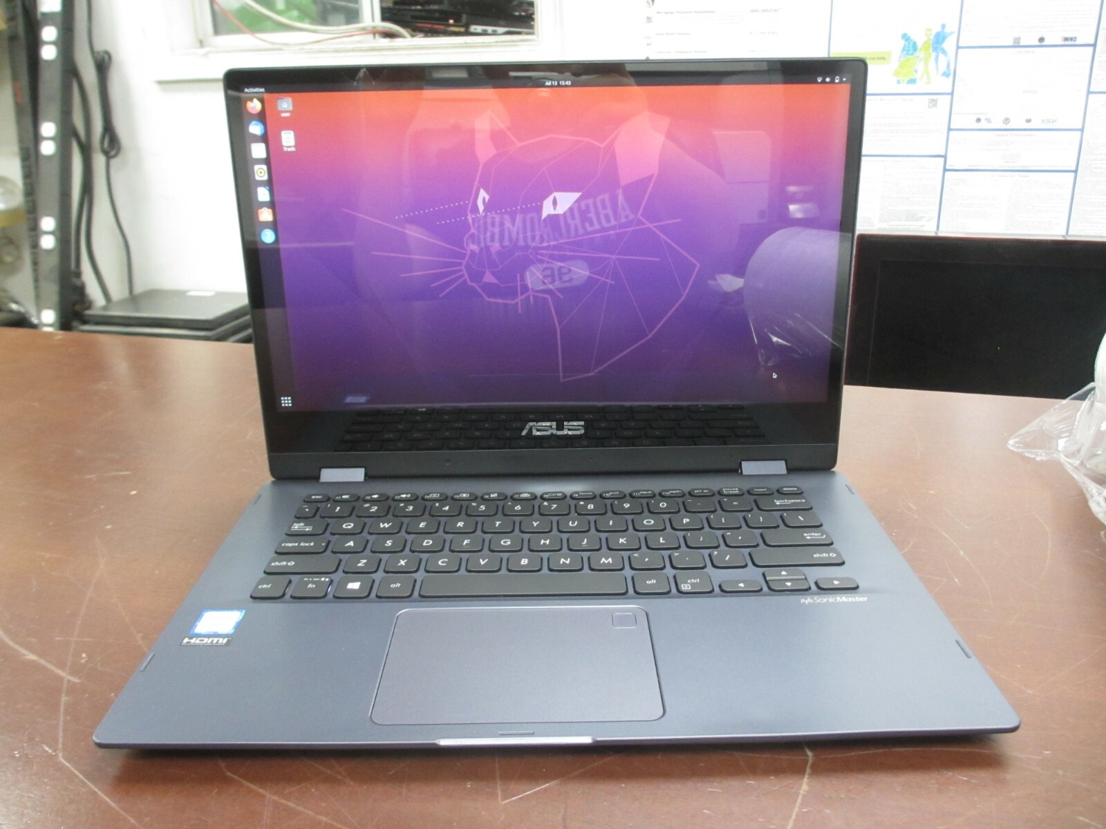 Asus VivoBook Flip 14 2-in-1 1.60ghz Core i5 8265U 8GB 256GB M2SSD Linux Laptop gallery